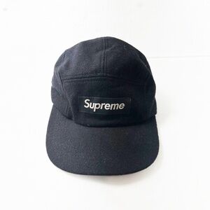 Supreme Men's Waxed Cotton Camp Cap, Adjustable